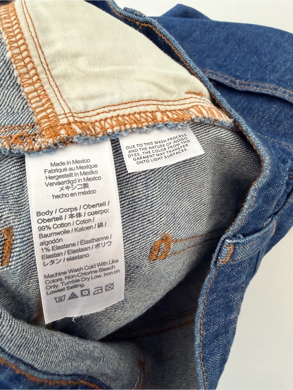 Madewell Dark Blue Stretch Denim A-Line Mini Skirt Women’s size 29 - Picture 6 of 10